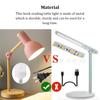 Book Reading Table Light with Lampshade Adjustable 3 Colors Dimmable Nightstand Desk Lamp Lighting Tool Home Bedroom Office