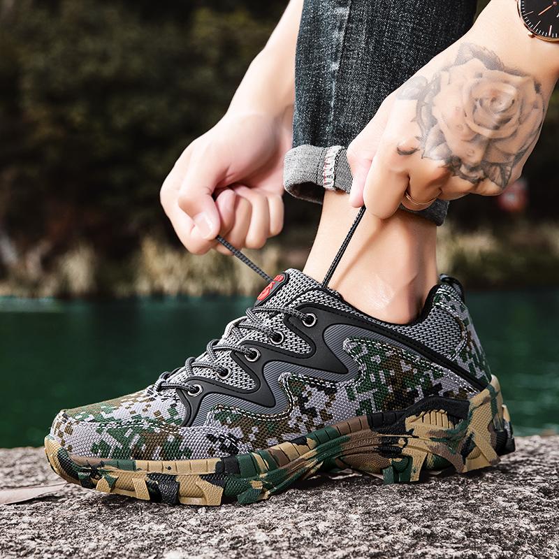 Men Military Tactical Boot Safety Desert Training Outdoor Motorcycle Hunting Breathable Unisex Army Brand Climbing Hiking Shoes