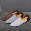 Men's Loafers Leather Shoes Slip On Casual Moccasins Breathable Male Boat Shoes Fashion Business Flats