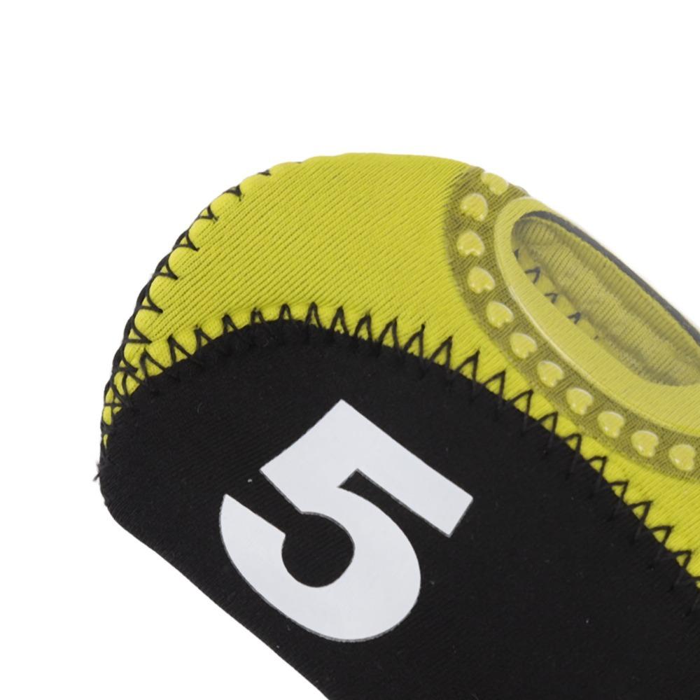 10pcs Neoprene Golf Club Head Covers Scratch Proof Golf Club Head Cover Set Golf course жёлтый