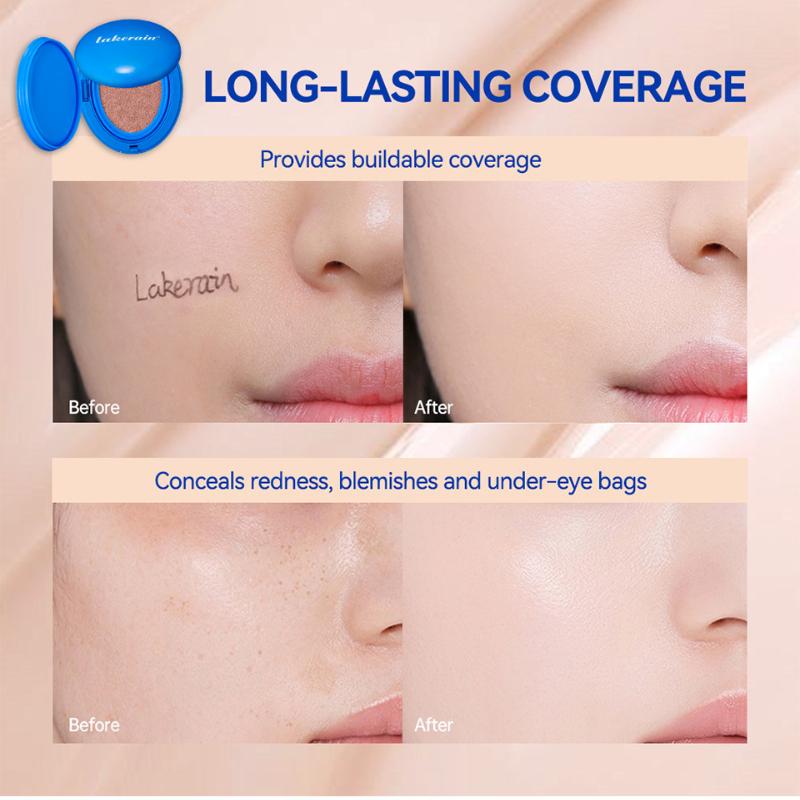 Blue Cushion Concealer Foundation Cross-border Oil Control Long-lasting Creamy Muscle Moisturizing Cushion Foundation