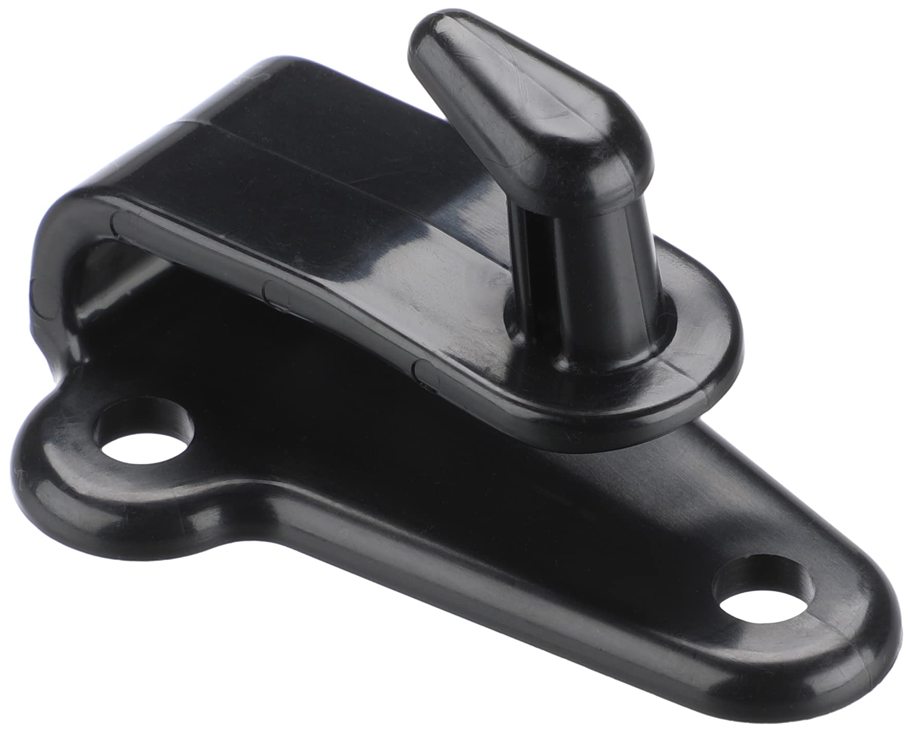 

Bonform 6185-10 Car Mat, Anti-Slip Mat Hook (Screw for Round Holes), Light/Normal Car, 1 Piece, Black чёрный