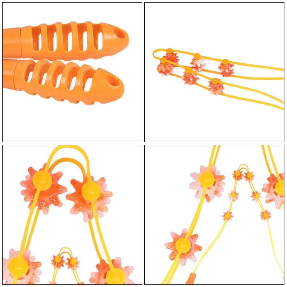 Hand-held Fitness Massage Roller Bead Multi-Function Pull-Back Roller Gifts Massage Wheel