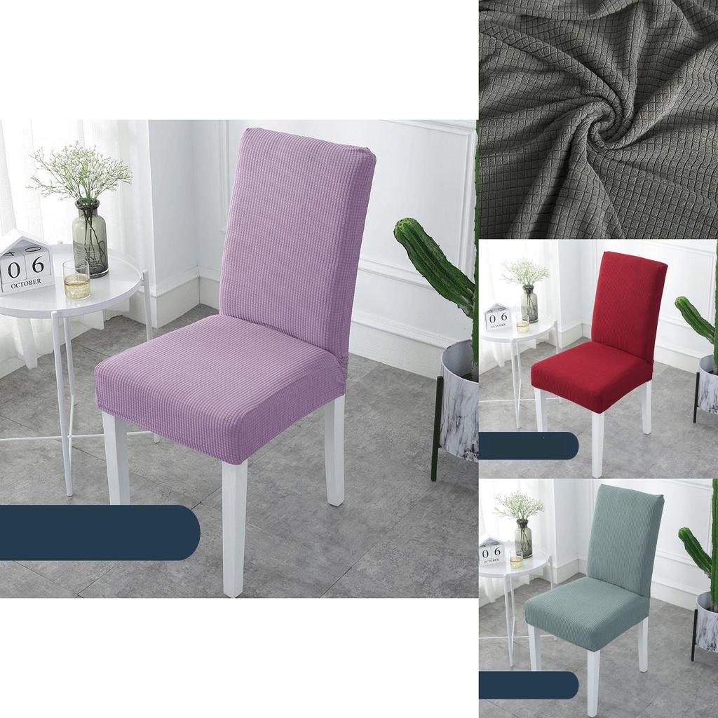 Weicher Polarfleece Stuhlbezug mit elastischem Spandex für Esszimmer Küche Stretch