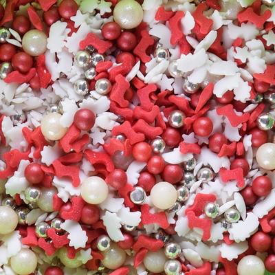 Zuckerstreusel Weihnachtsmann-Mix   50G