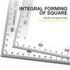 Double Sided Scale Right Angle Gauge Stainless Steel Triangle Ruler  Woodworking