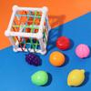 Sensory Development Shape Sorter Cube Baby Toys Colorful Fruits Sorting Game  Parent Child