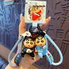 Genuine Crayon Shin-chan Kung Fu Keychain Backpack Pendant Anime Doll