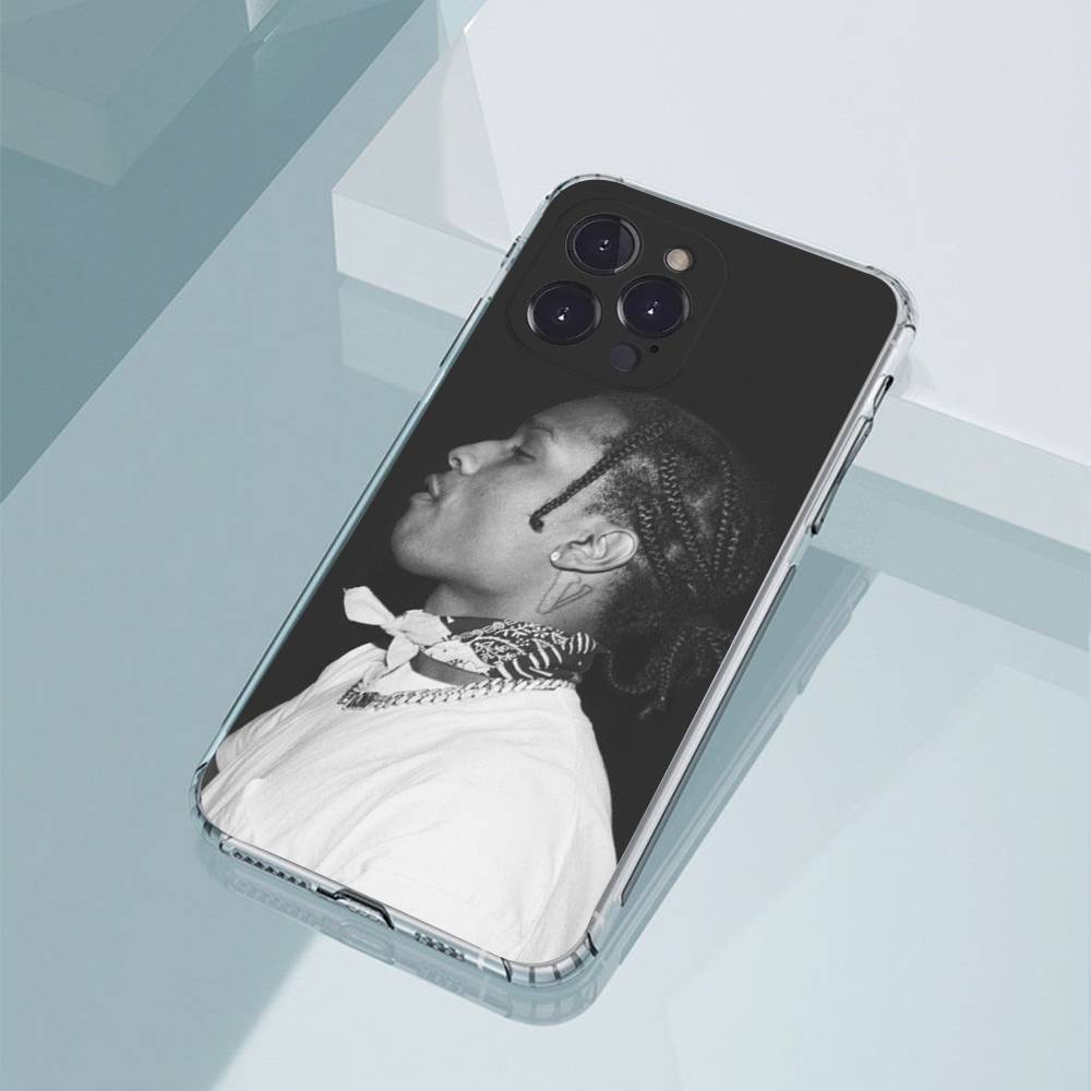 

A- ASAP Rocky Rapper Phone Cases For iPhone17,16,15,14,13,12,11,Pro,Max,Plus Luxury Camera Protection Plastic iPhone13