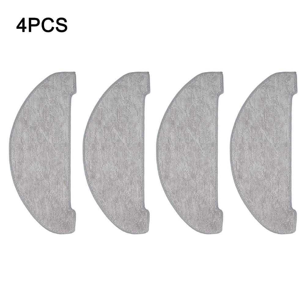 4 Pack Mop Cloth Replacement for Vexilar W9 Robot Vacuum Cleaner Microfiber Pads for Consistent and Hygienic Floor Cleaning