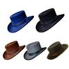 Heren Hoge Hoed Wol Fedora Hoed Cadeau voor Vriend Hoge Hoed Korte Rand