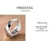 Authentic Möbius Hoop Earrings: Elegant Women's 2025 Sterling Silver Studs