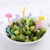 1 Set Fruit Fork Non-breakable Non-slip Anti-scratch Decorative Adorable Creative Cartoon Kid