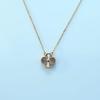 Four-leaf Clover Necklace Fashion Luxury Agate Chalcedony Women's Clavicle Chain Pendant