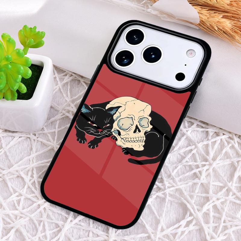 

Ударопрочный чехол для телефона Таинственный кот для iPhone 17 Air 16e 15 11 12 14 13 Pro Max Чехол Coque iPhone 16 Plus
