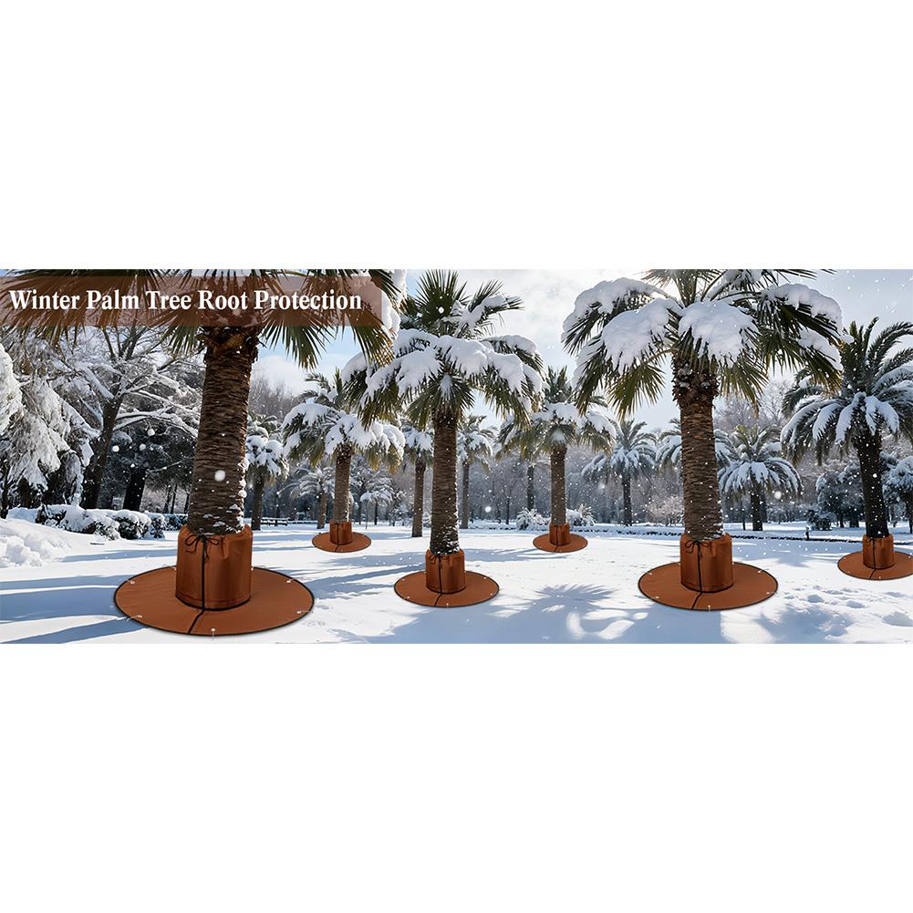 Detachable Palm Tree Root Protector with Triple Layer Frost Cover Designed for Trees and Orchards For Winter Protection