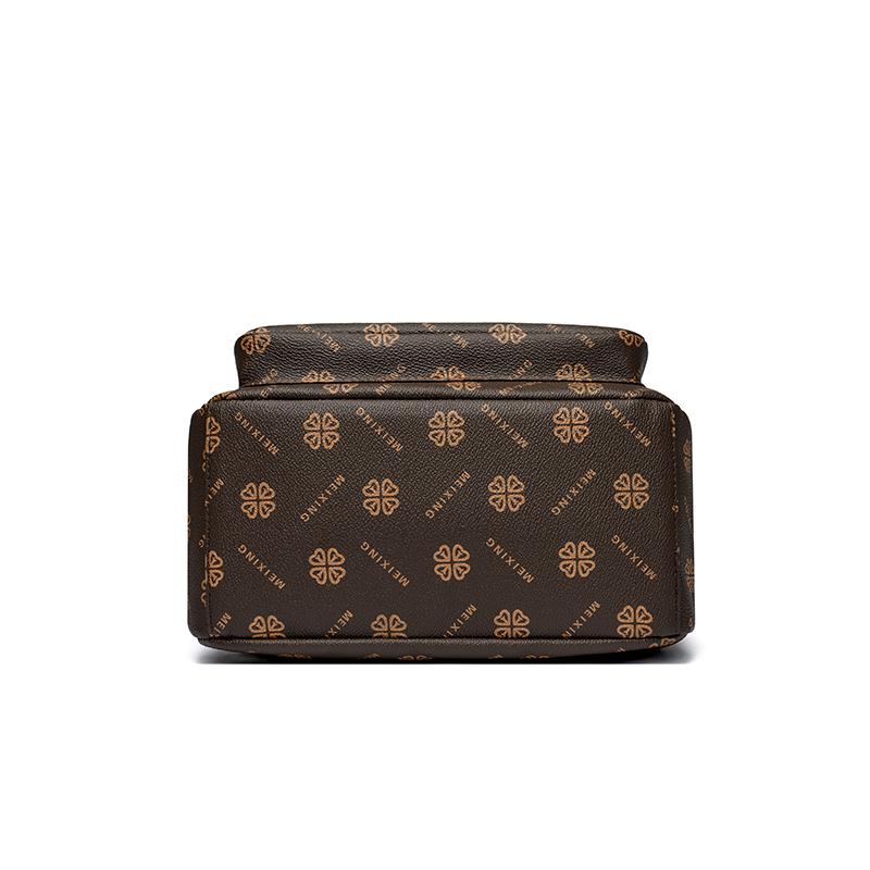 Retro Print Backpack Women's Multi-Functional Travel Small Backpack Commuter Backpack