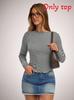 Street Style Striped T Shirt For Women With Polyester Fabric For Casual Wear