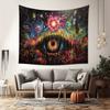 VIKAMA Psychedelic Eye Tapestry Bedroom Studio Milky Way Wall Hanging Living Room Bedroom Wall Decoration Home Decoration