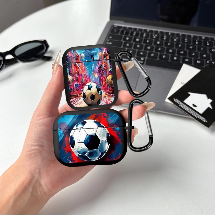 Football Graffiti Earphone Cases Cover Case For Airpods Pro3 Pro2 2 3 4 Pro 1