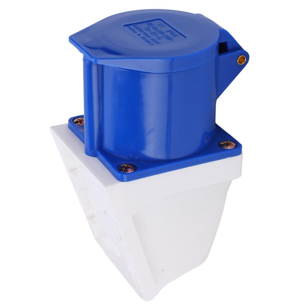 3 Cores 3‑Pin Industrial Socket 220-250V Industrial,Power Socket  Chemical Industry