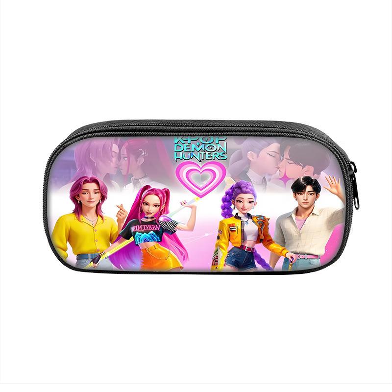 Новый взрывной k-pop-ведьмаколовская группа мультяшная печать пенал студенческий большой вместимости пенал K-POP