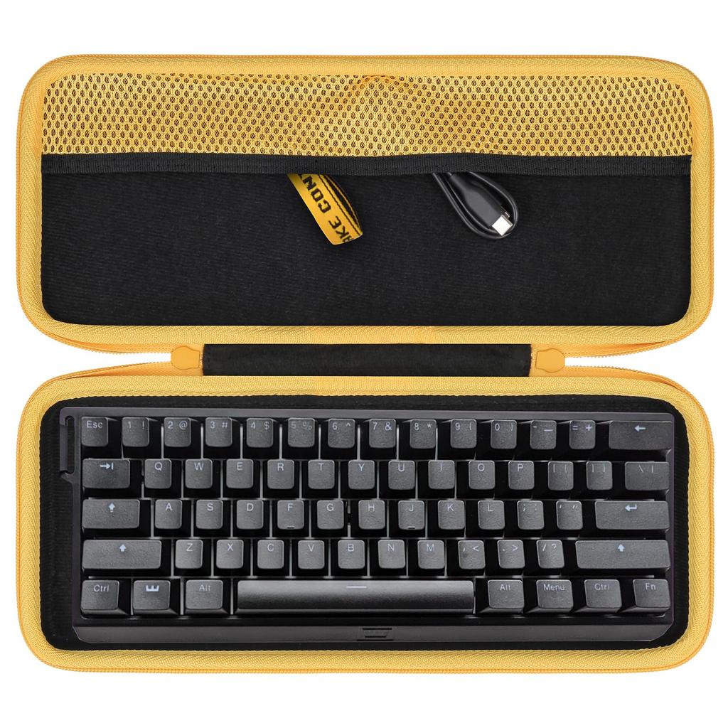 (Case Only) Wooting 60HE Gaming Keyboard Storage Case for PC Keyboards - Aenllosi