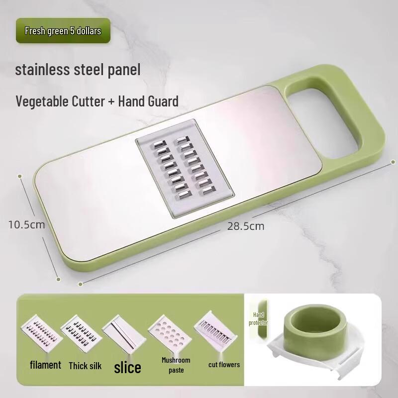 Multi-function 5-Blade Stainless Steel Grater & Slicer