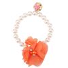 Elastic Stretchable Pet Pearl Collar Multi Size Available Round Pearl Bead Dog Pearl Necklace Lightweight Wearable