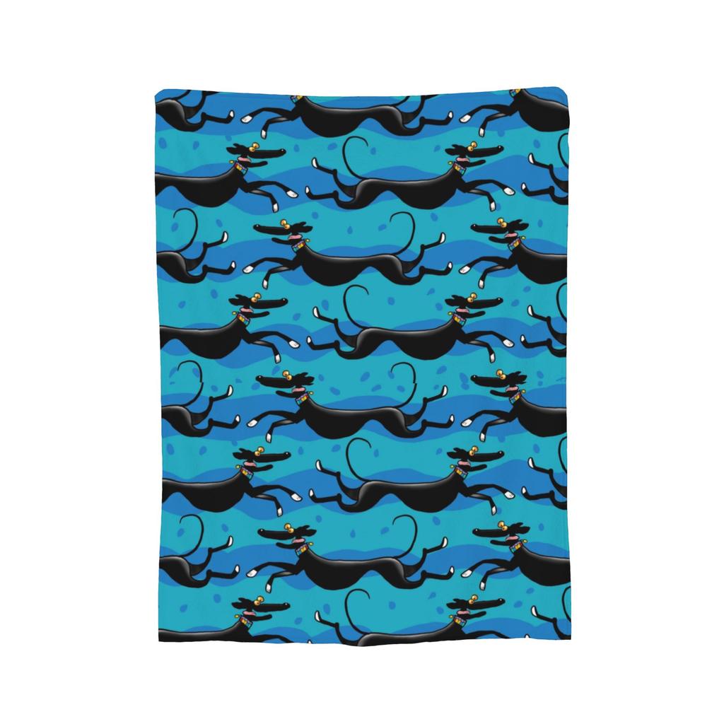 Summer Greyhound Fuzzy Blanket Skipworth Whippet Lurcher Dog Galgo Funny Throw Blankets for Home 200x150cm Quilt,