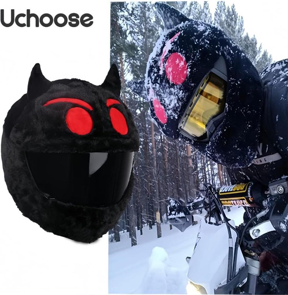 EZweekend Innovative Motorcycle Cover Cute Cartoon Character, Motorcycle Helmet Cover,