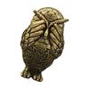 Brasses Owl Statue Antique Finish Decorative Collectible Excellent Living Room HX6C