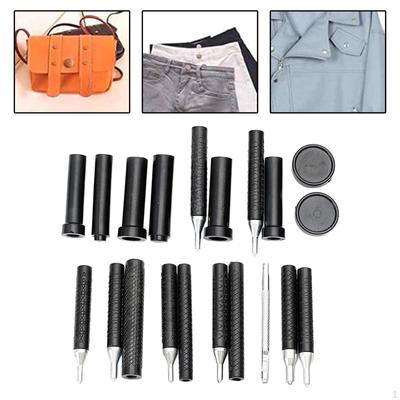 Rivet Setter with Base Metal Snap Button Fastener Heavy Duty Tools Leather Die Punch
