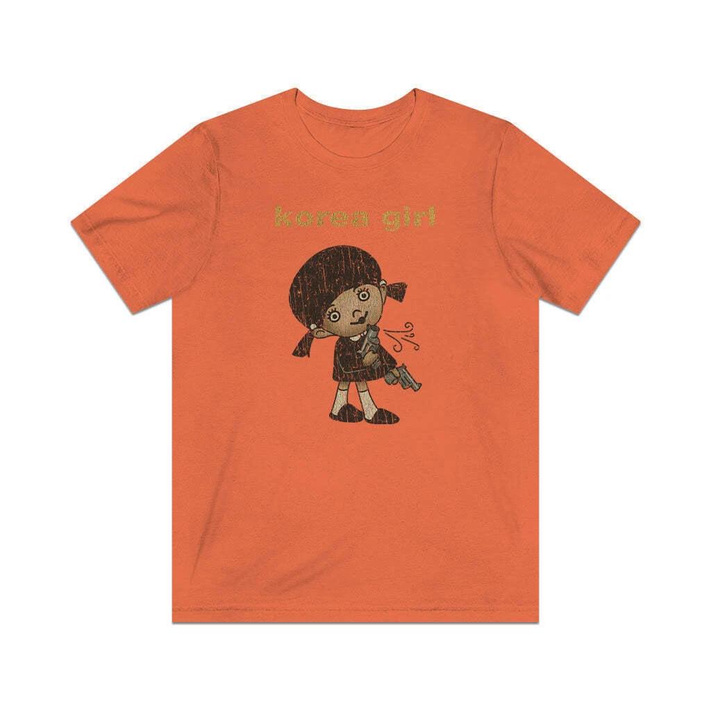 Korea Girl 1997 Vintage Men’s T shirt 4XL