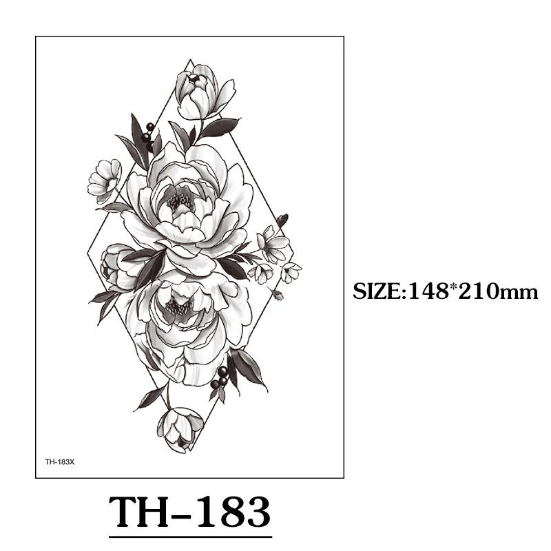 Animal Tattoo Sticker Wolf Head Lion Tiger Fierce Animal Tattoo Sticker Tattoo