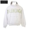 Balenciaga [Excellent Condition/Domestically Authorized] 744441 TOVB1 TAPE Type Crushed Pullover Hoodie Tops XXS whiteUsed