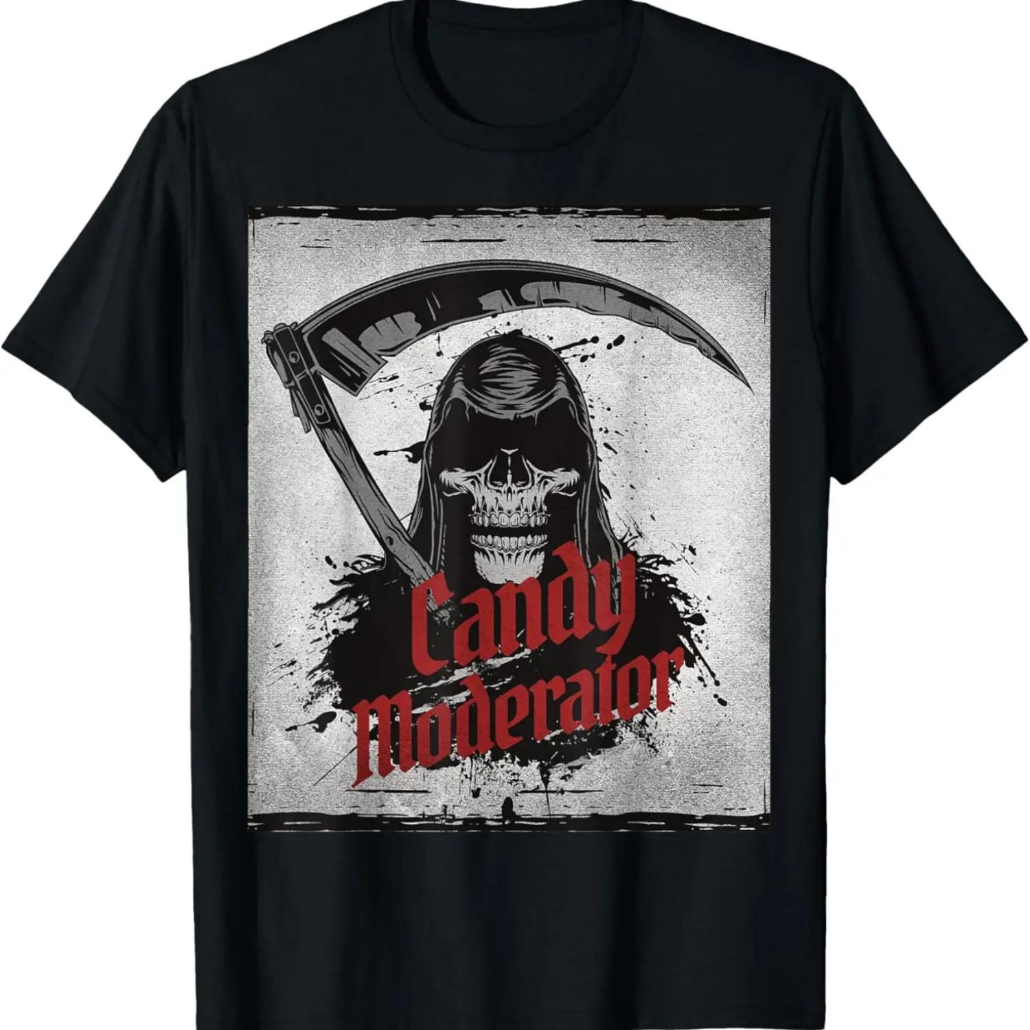 

Halloween Candy Moderator Costume of Death T-Shirt XXXXXL чёрный