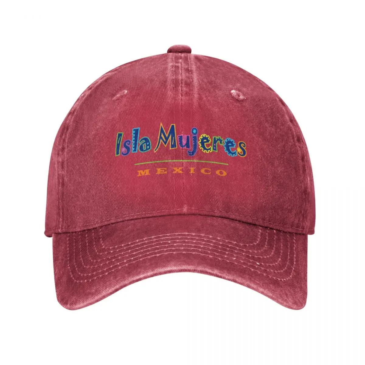 Isla Mujeres Mexico Baseball Cap Sun Hat For Children Brand Unisex cap Beach Bag custom caps Unisexs Hats Womens