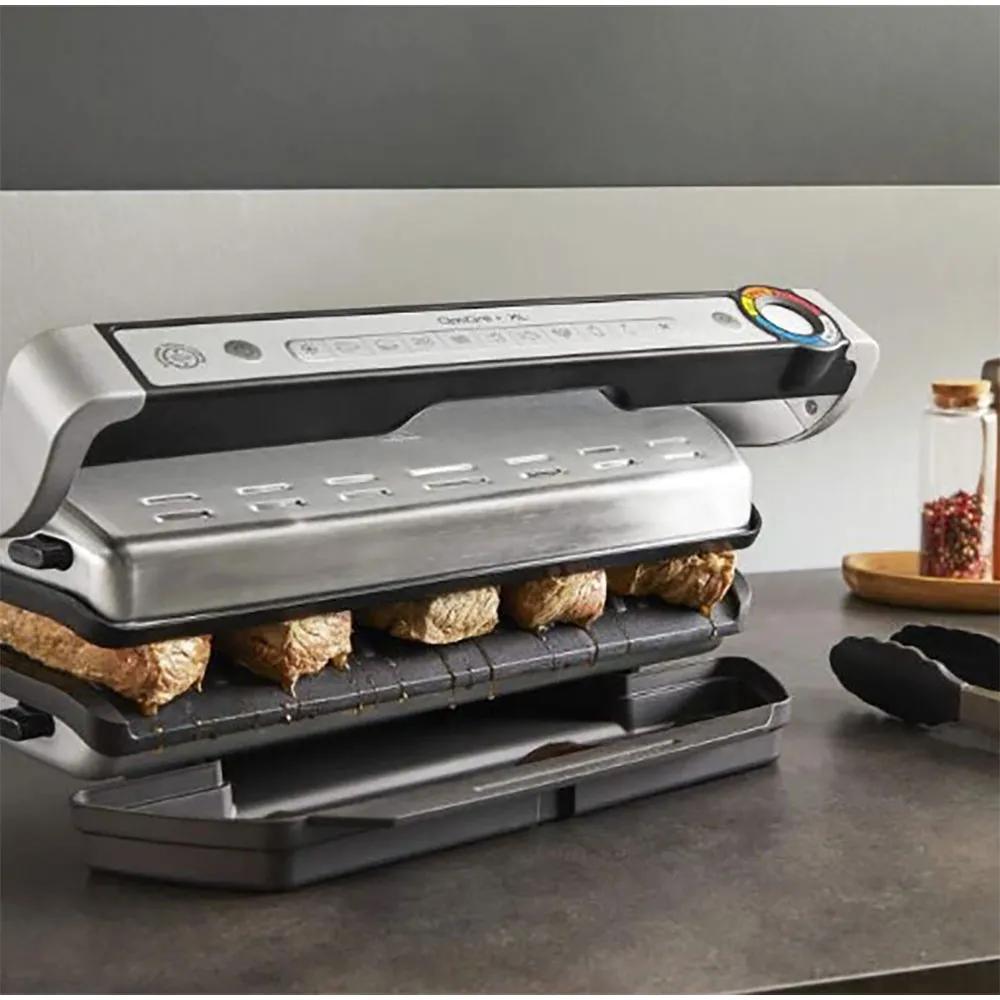 Tefal OptiGrill+ XL GC728D10 contact grill 2000W Silver/Black