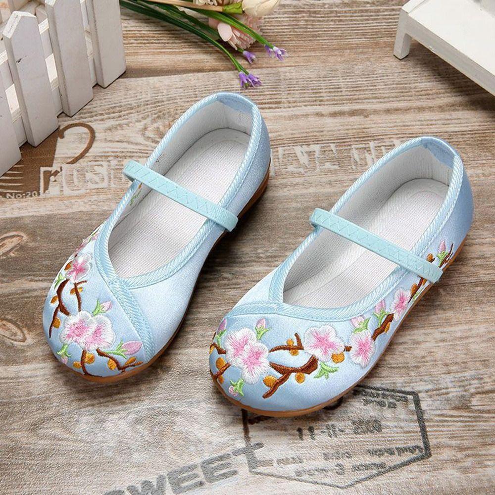 Wear Resistant Girls' Dancing Shoes Ethnic Style Hanfu Shoes Dance Slippers For Girl Women