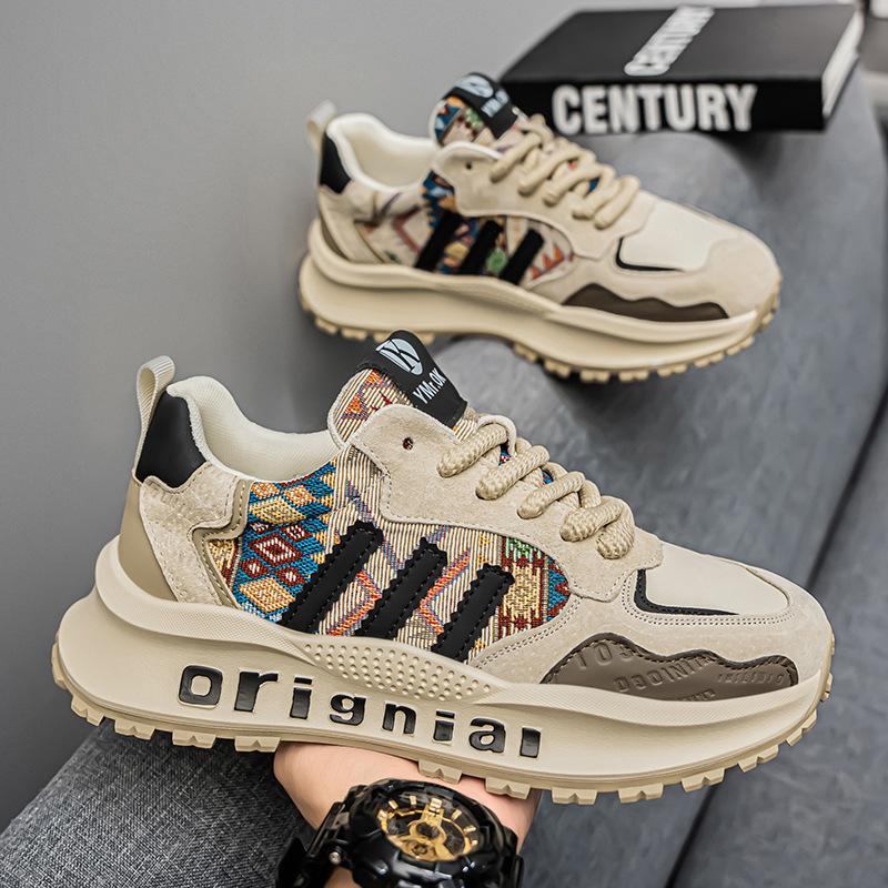 

European station men s shoes 2025 new autumn and winter versatile platform casual youth running Forrest Gump sports dad trendy shoes 44