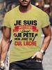 You Know I'm Mechano T Shirt Funny French Dad Gift Worker Humor Shirts Vintage Tee Casual Unisex Summer Fashion T-shirts Clothes