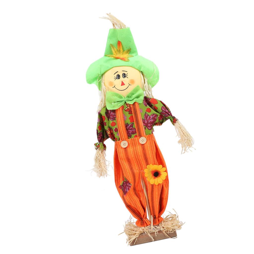 Scarecrow Figure Fall Scarecrow Decoration Thanksgiving Scarecrow for Garden Protection 60cm Height