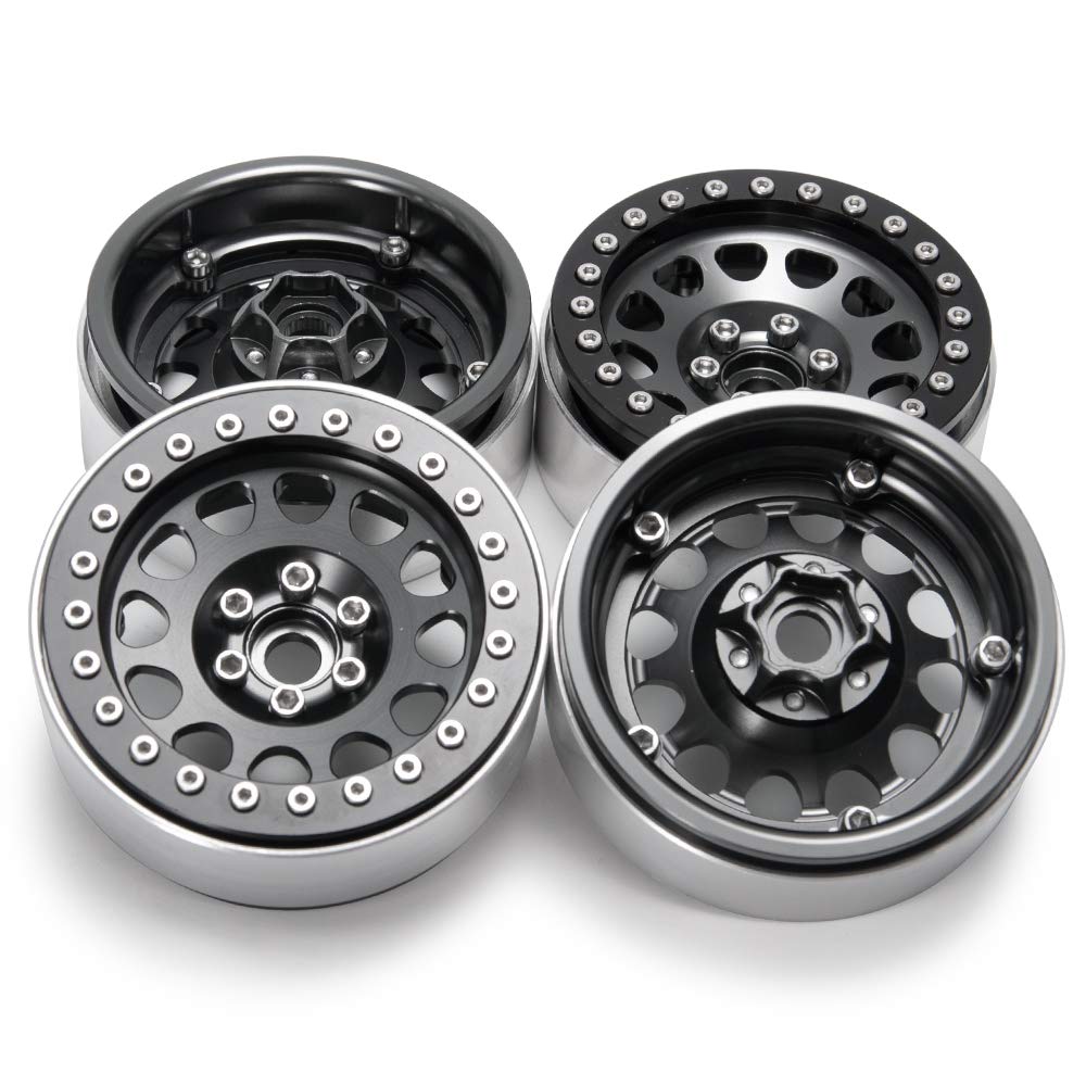 2.2-inch Internal Beadlock Wheels Hub for Wraith RC Crawler, No. 3 (4-Pack)