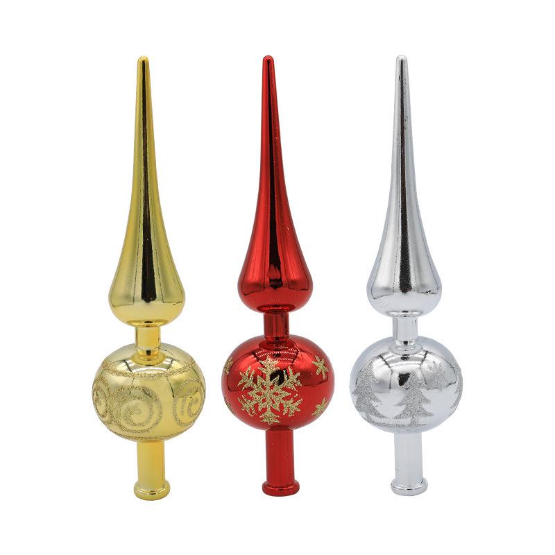 Ηλεκτρολυτικά Επικαλυμμένη Κολοκύθα Αστέρι Διακόσμηση Κορυφής Χριστουγεννιάτικου Δέντρου