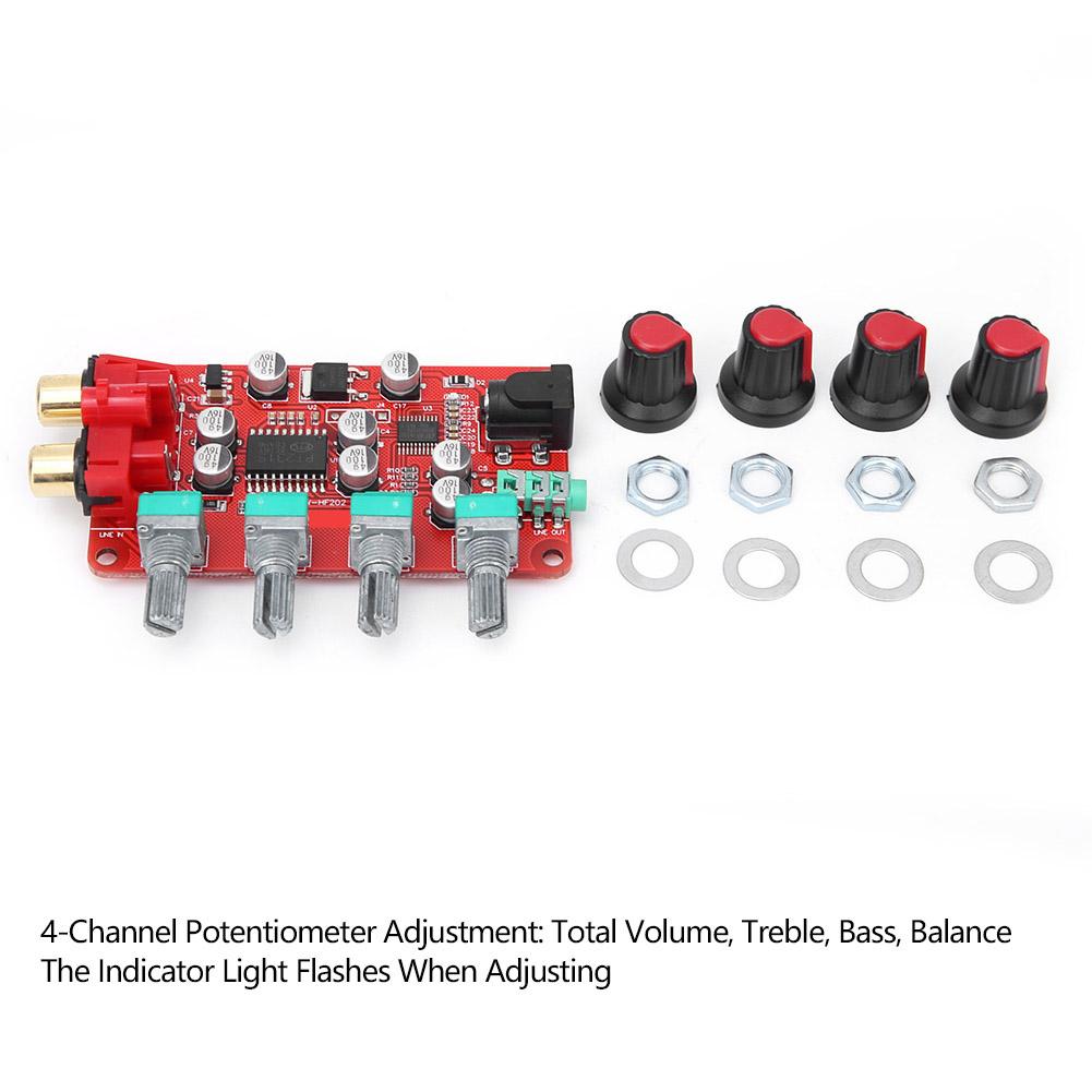PT2315E Audio Processor Board Tone Adjustment Module Potentiometer Fixed High and Low Sound HF202