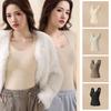 Seamless Shoulder Pad Warm Vest U-neck Underwear for Women Right-angle Shoulder Vest  Body Shaping