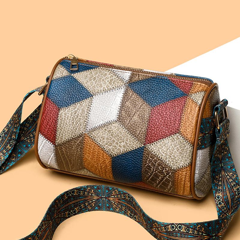 Luxury Fashion Design Women's Shoulder Bag Vintage Tote Handbag for Ladies Large Capacity Crossbody Messenger Pack KTB