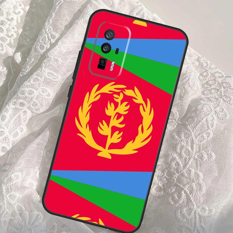 

Eritrea Flag Case For Xiaomi 13T 14T Pro 12T 11T 13 14 Ultra POCO X6 Pro M6 X3 X5 M5s F3 F5 F6 Cover POCO X5