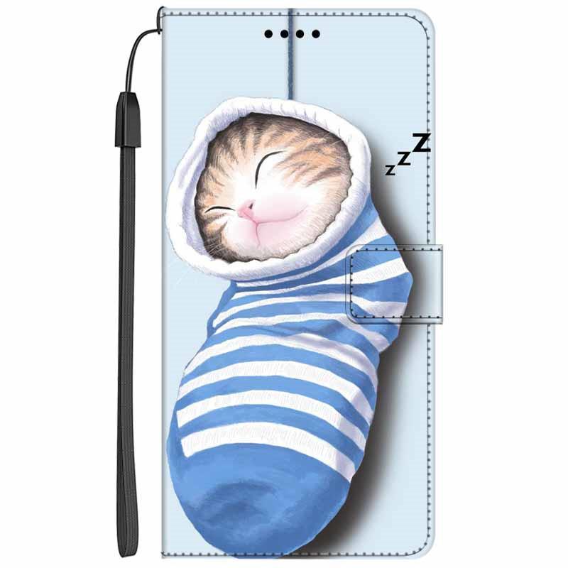 Leather Book Cover For Xiaomi Poco C40 Case Wallet Flip Cat Coque For Xiaomi Poco X4 Pro 5G / M4 Pro 4G Case Protection X3Pro
